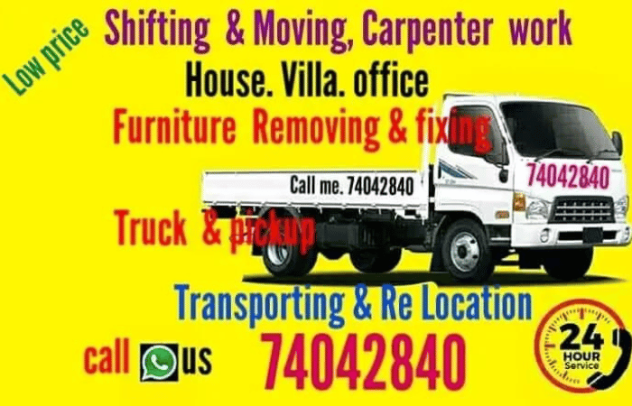 house shifting moving qatar